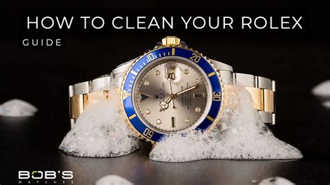 how to clean rolex.